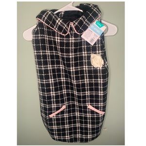 Black and White Lightweight Peacoat